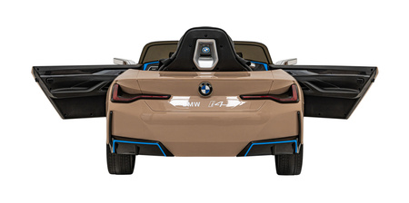 Autko BMW i4 na akumulator dla dzieci Złoty