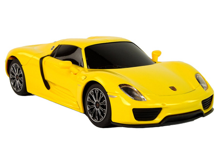 Auto R/C Porsche 918 1:24 Rastar Żółte