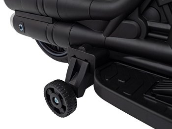 Motorek Chopper FASTER na akumulator dla dzieci Czerwony + Radio FM + Panel audio + LED