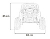 Pojazd Buggy UTV-MX 2000N Różowy