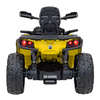 Quad Can Am Outlander ATV z Pilotem Żółty