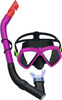 Zestaw do Nurkowania Maska z Rurką Różowy 24070