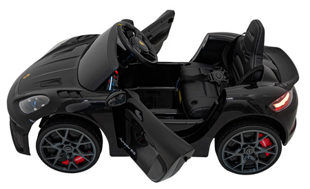 Pojazd Porsche Spyder RS 718 Czarny MP4