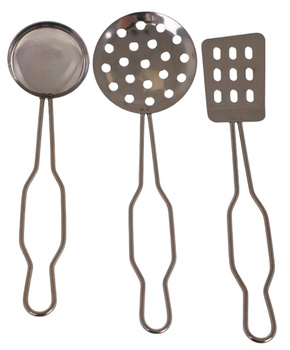 Metalowe Kolorowe Garnki + Akcesoria