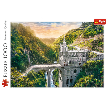 Puzzles - 1000 - Sanktuarium Las Lajas - Kolumbia - Trefl 10724