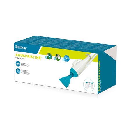 Odkurzacz do basenów ogrodowych BESTWAY + Końcówki + Kij + Wąż