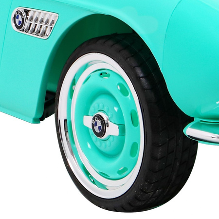 Autko BMW 507 Retro elektryczne dla dzieci Zielony