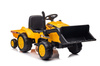 Traktor Na Akumulator Z Przyczepą S617 Żółty