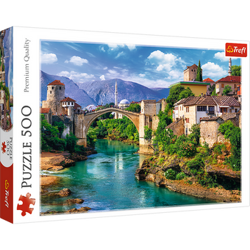 Puzzle - 500 - Stary Most w Mostarze - Bośnia i Hercegowina - Trefl 37333