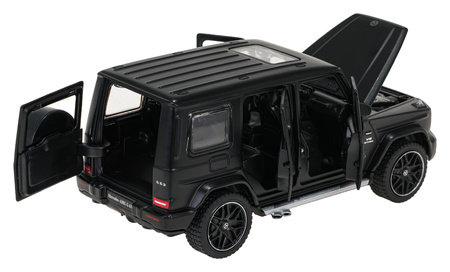 Autko Metalowe 1/32 Mercedes-Benz AMG G63 z Dźwiękiem Czarny RASTAR