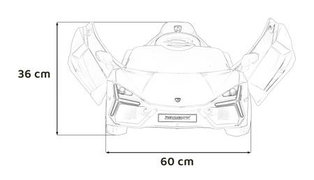 Pojazd Lamborghini Revuelto Pomarańczowy