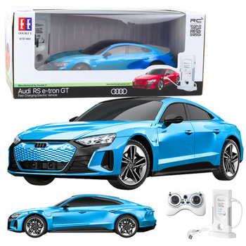 Samochód Audi RS E-tron GT Zdalnie Sterowany RC Niebieski 1:14