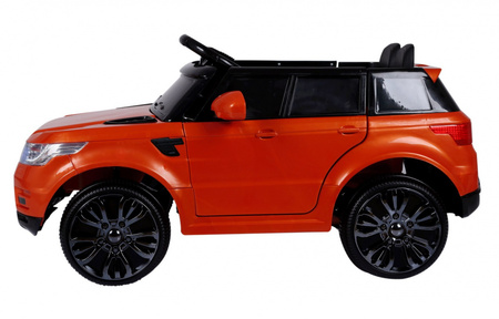Autko Start Run na akumulator, Pomarańczowy SUV + Pilot