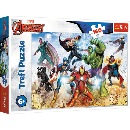 Puzzle - 160 - Marvel Avengers - Gotowi by ratować świat - Trefl 15368