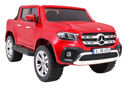 Mercedes Benz X-Class dla dzieci Lakier Czerwony Pickup