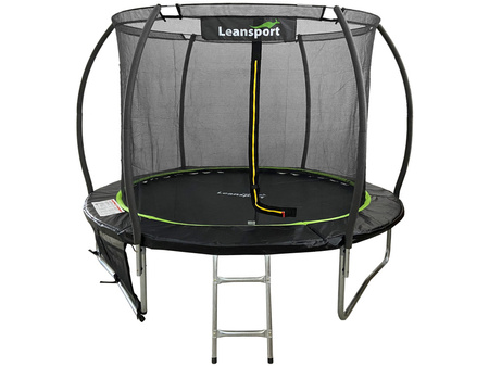 Trampolina LEAN Sport Max 10ft Czarno-Zielona