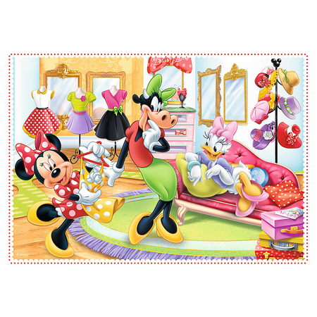 Puzzle - 4w1 (12, 15, 20, 24) - Minnie z przyjaciółmi - Disney Minnie - Trefl 34355