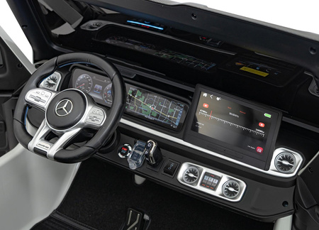 Pojazd Mercedes Benz G63 AMG XXL STRONG MP4 Biały