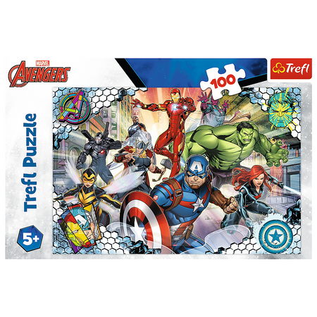 Puzzle - 100 - Sławni Avengers - Disney Marvel The Avengers - Trefl 16454