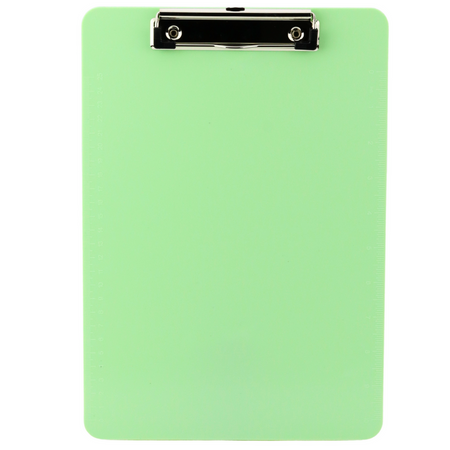 Podkładka Deska Z Klipem Do Pisania Miarka A4 Plastikowa Zielona