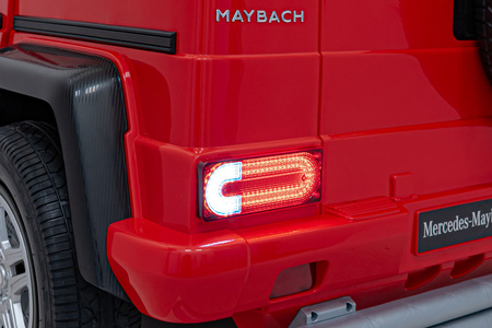 Pojazd Mercedes Benz MAYBACH G650 STRONG Czerwony