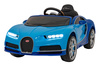 Bugatti Chiron na akumulator dla dzieci Niebieski + Pilot + Bagażnik + EVA + Amortyzatory + Audio LED