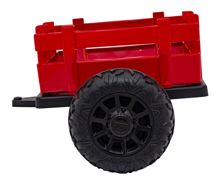 Traktor BLAST Z Przyczepką Czerwony