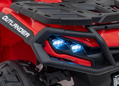 Quad Can Am Outlander ATV Czerwony