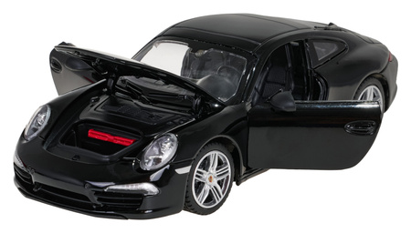 Autko Metalowe 1:24 Porsche 911 Czarne RASTAR