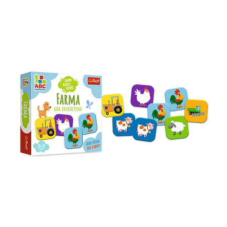 Gra edukacyjna dla dzieci Farma ABC Malucha Trefl 01944