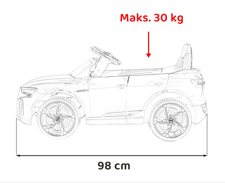 Pojazd Audi SQ8 Żółty