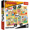 Puzzle - 4w1 (35, 48, 54, 70) - Garfield Kocha lasanię - Trefl 34673