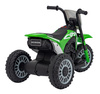 Motorek Cross Honda CRF 450R na akumulator dla dzieci Zielony + 3 Koła + Gumowy Bieżnik + Klakson