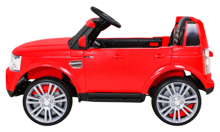 Land Rover Discovery Autko elektryczne dla dzieci, Czerwony SUV + Pilot