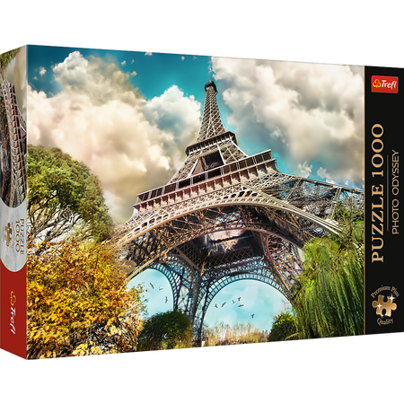 Puzzle - 1000 Premium Plus - Wieża Eiffel w Paryżu - Francja - Trefl 10815