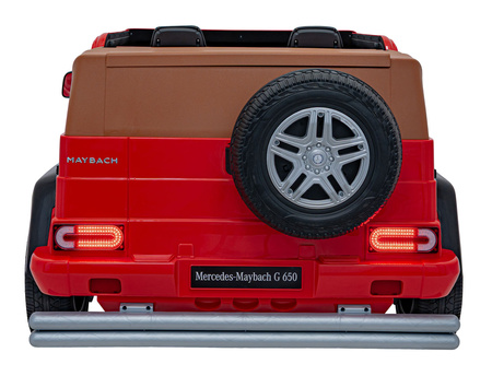 Pojazd Mercedes Benz MAYBACH G650 STRONG Czerwony