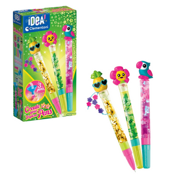 Idea Art Zestaw Mini Fabryka Tropikalnych Długopisów Clementoni 18830