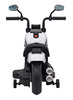 Motorek Chopper FASTER na akumulator dla dzieci Biały + Radio FM + Panel audio + LED