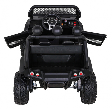 Mercedes Benz Unimog dla dzieci Czarny + Terenowy 4x4