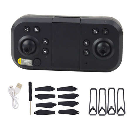 Dron LU50 Air Podwójna Kamera HD MV Video Światła LED Aplikacja