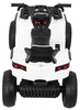 Quad ATV Air na akumulator dla dzieci Biały + Koła pompowane + Radio MP3 + Wolny Start