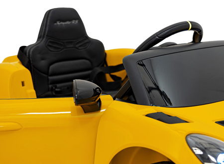 Pojazd Porsche Spyder RS 718 Lakier Żółty