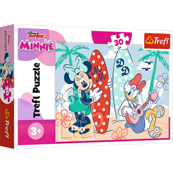 Puzzle - 30 - Kolorowa Minnie - Disney - Trefl 18302