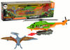 Zestaw Zielony Helikopter Transport Dinozaura Dino Park