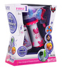 Mikrofon do karaoke dla dzieci 3+ różowy Funkcja zmiany głosu + Światełka + MP3