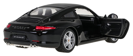 Autko Metalowe 1:24 Porsche 911 Czarne RASTAR
