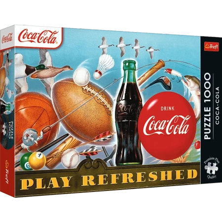 Puzzle - 1000 Premium Plus - Coca-Cola: Chwila orzeźwienia - Trefl 12101