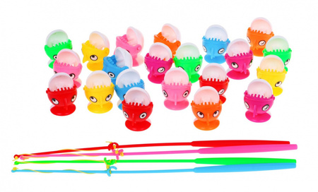 Gra zręcznościowa Łowienie Rybek dla dzieci 3+ różowy + 21 kolorowych Rybek + 4 Wędki + Plansza z 3 jeziorkami