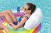 Dmuchane Koło Do Pływania Podwójne 186 x 116 cm Tęczowe Bestway 43648