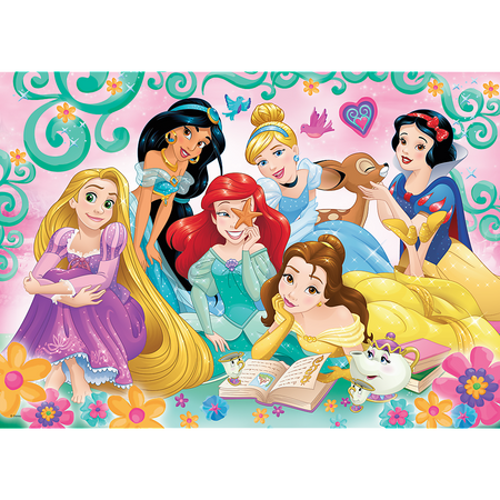 Puzzle - 200 - Radosny świat księżniczek - Disney Princess - Trefl 13268